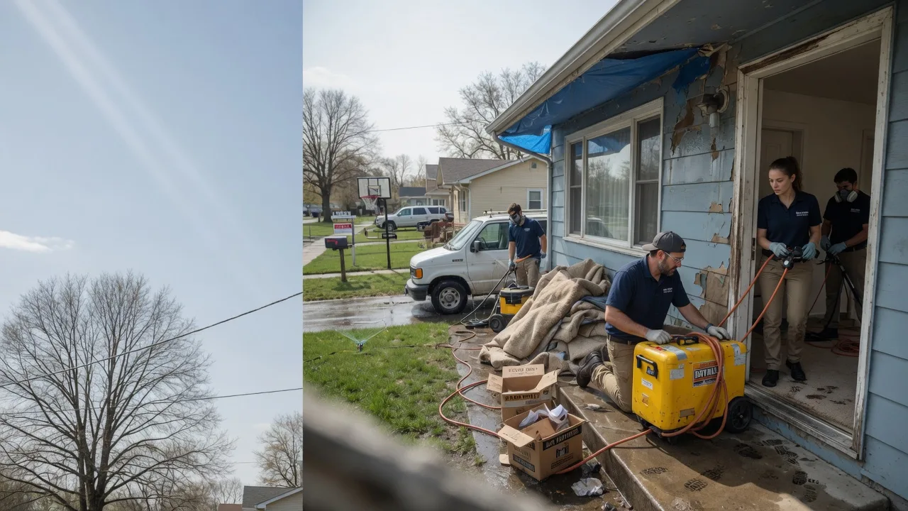 Basement Flood Cleanup in Frederick, OK near me
